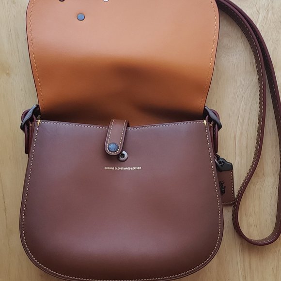 COACH Saddle 23 with Tea Rose - Picture 5 of 8